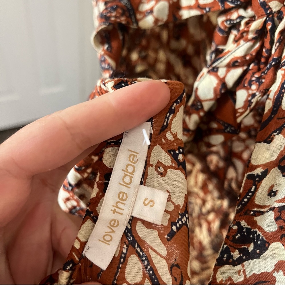 Anthropologie / Love The Label Mirabelle Ruffled Maxi Dress in Honey - Picture 10 of 10